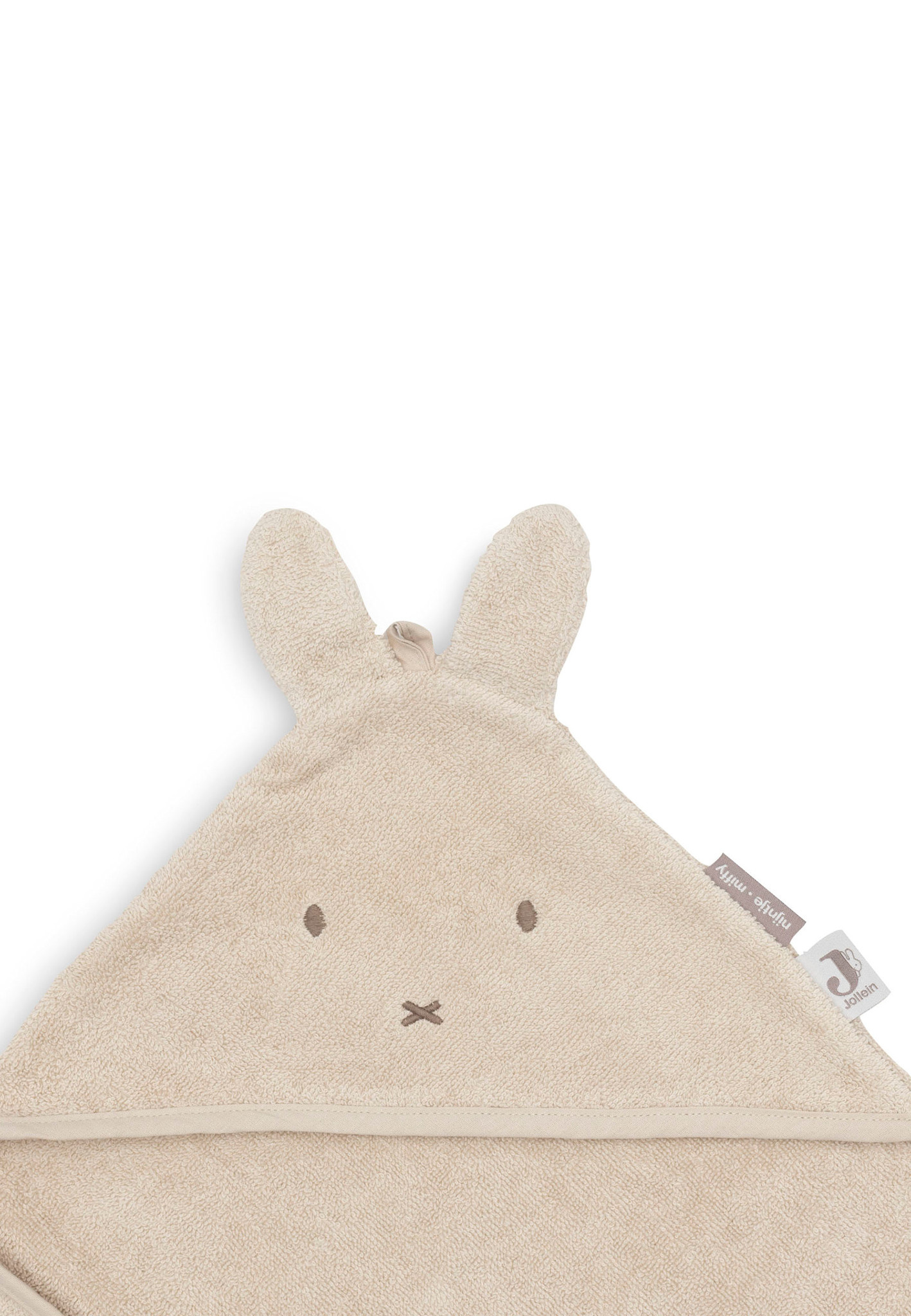 Jollein Badcape Badstof 75x75cm Miffy Warm Sand