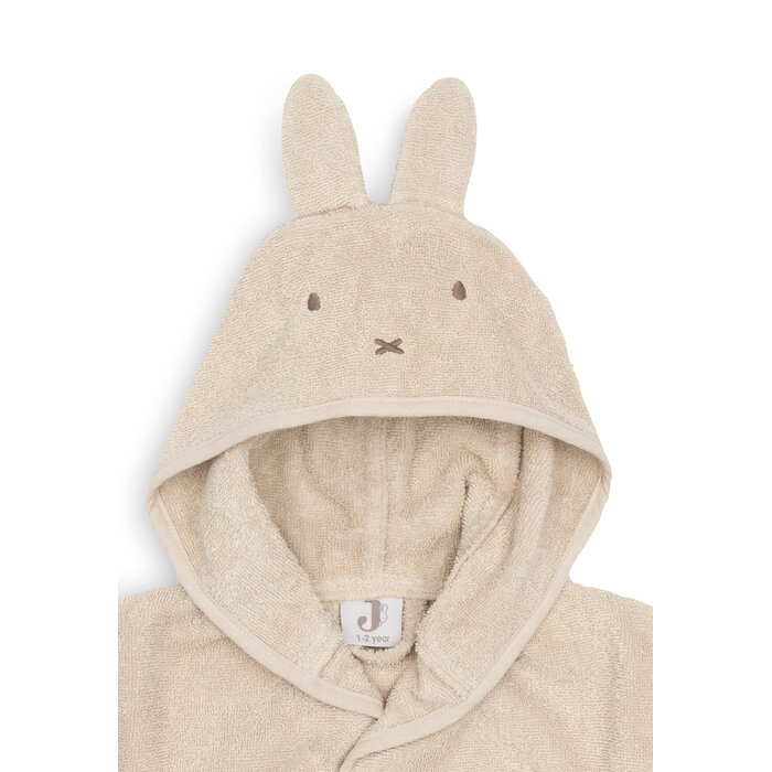 Jollein Badjas Badstof 1-2 jaar Miffy Warm Sand