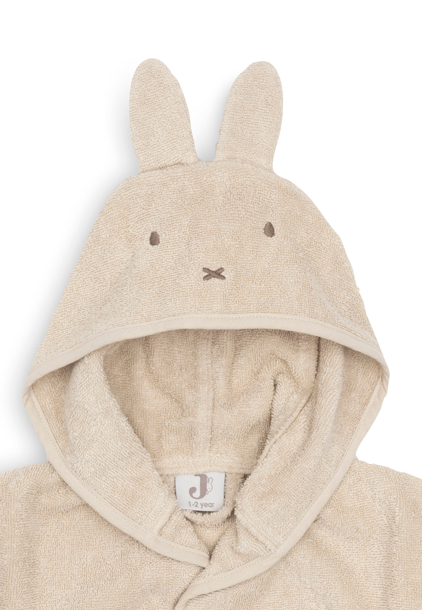 Jollein Badjas Badstof 1-2 jaar Miffy Warm Sand