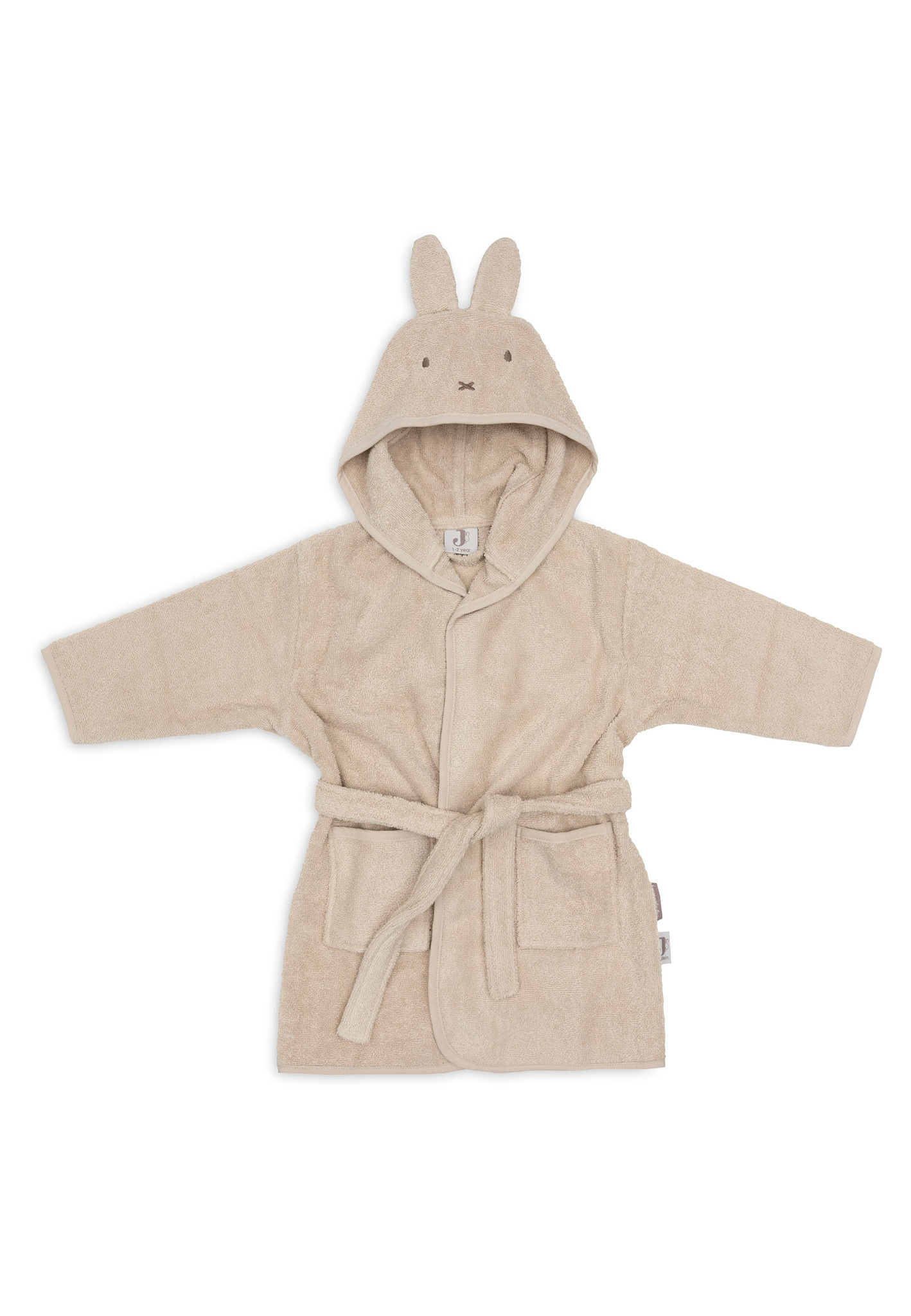 Jollein Badjas Badstof 1-2 jaar Miffy Warm Sand