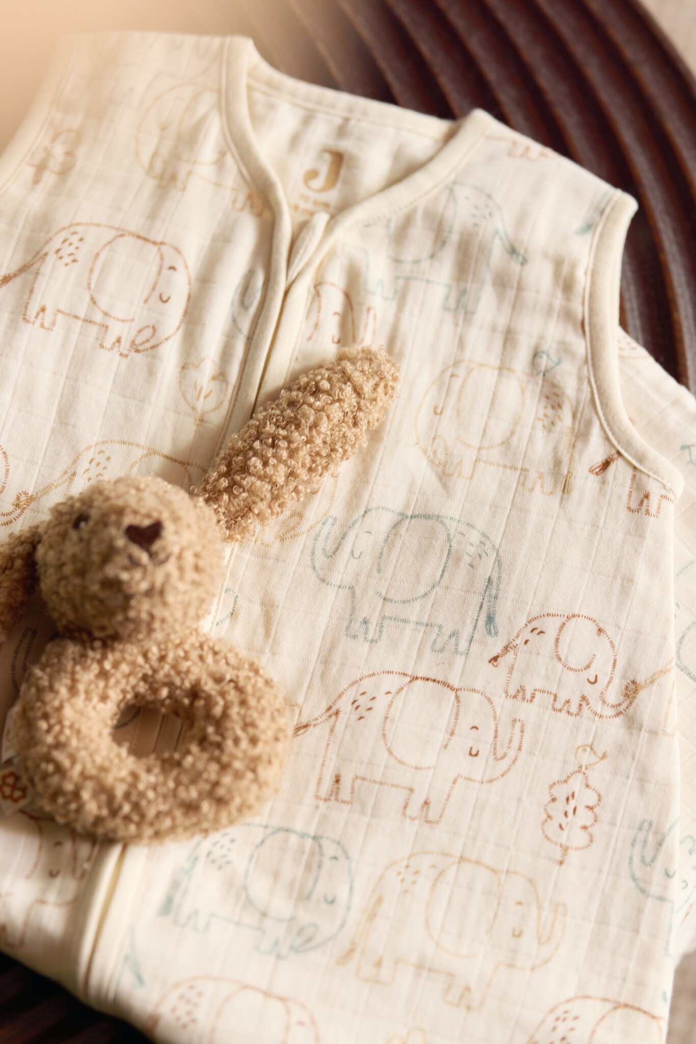 Jollein Slaapzak Hydrofiel 90cm Elephant Tales