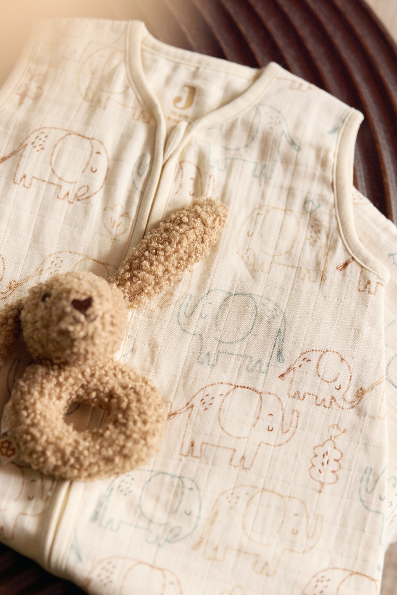 Jollein Slaapzak Hydrofiel 110cm Elephant Tales