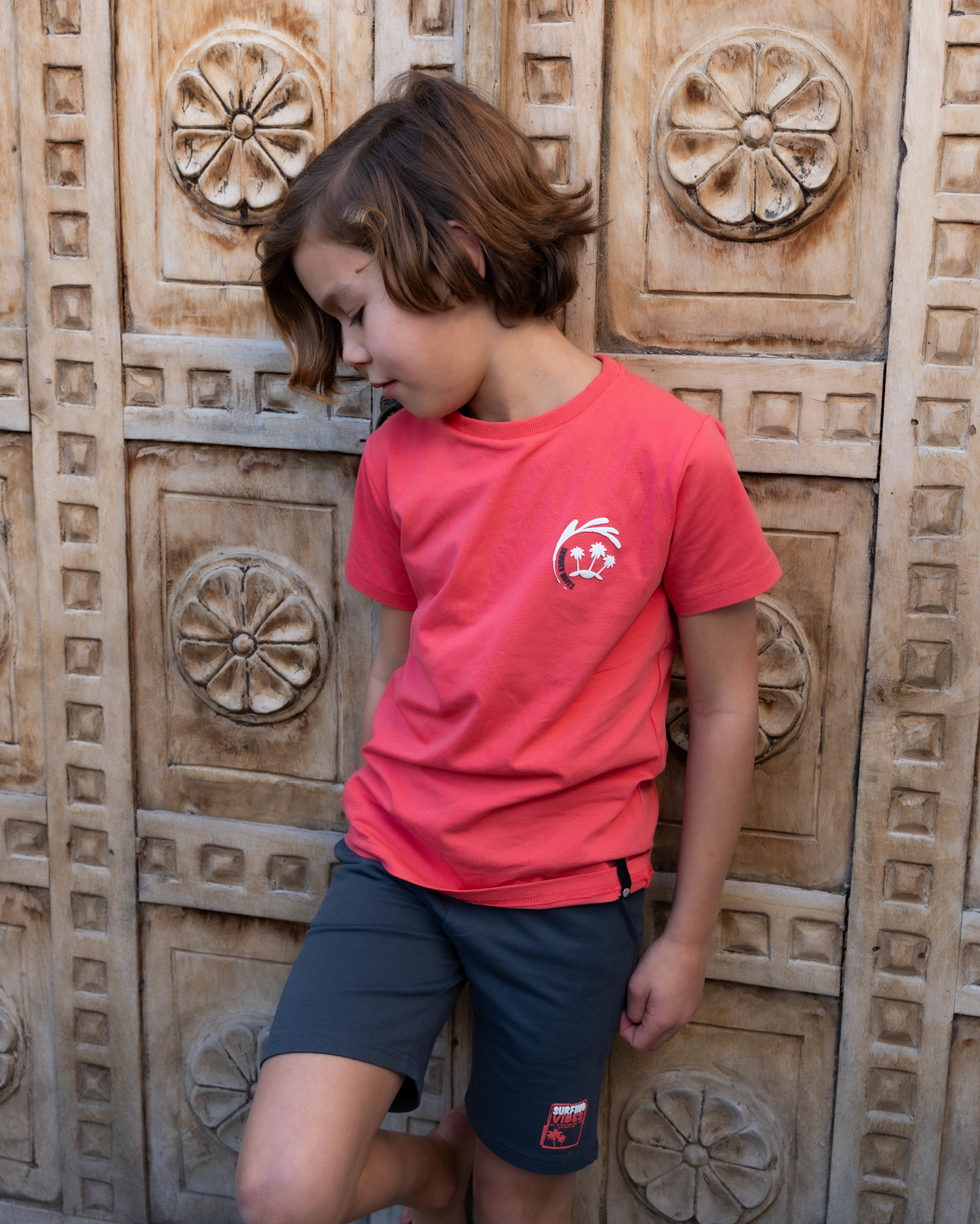 Skurk Short Bali grey/raspberry