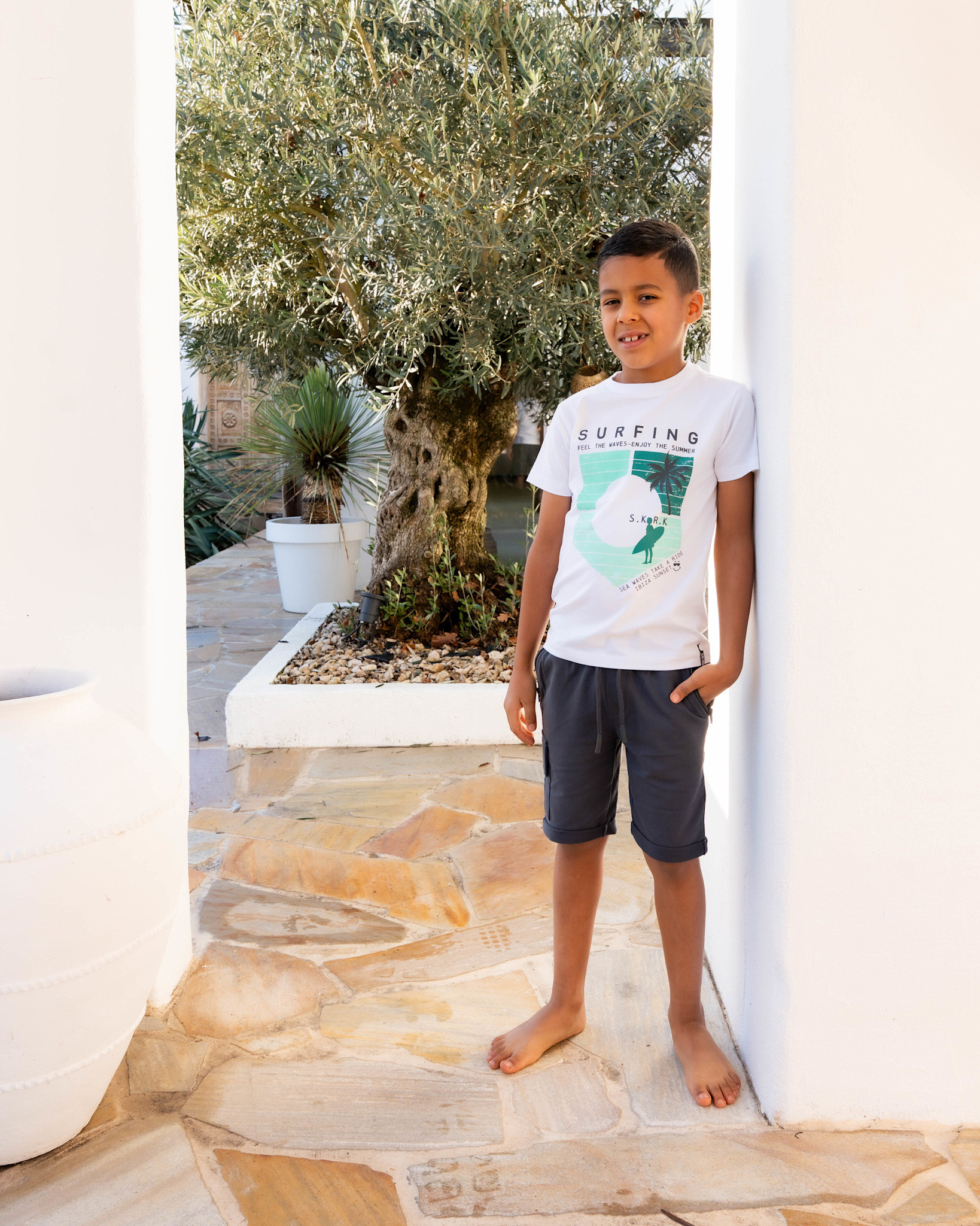 Skurk Short Bots grey