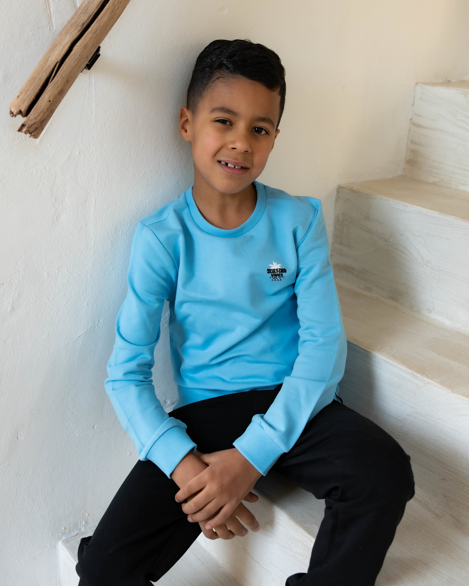 Skurk Sweater Saba Baby Blue