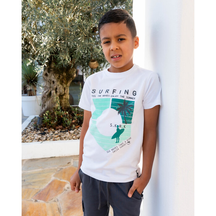 Skurk T-shirt Taco White