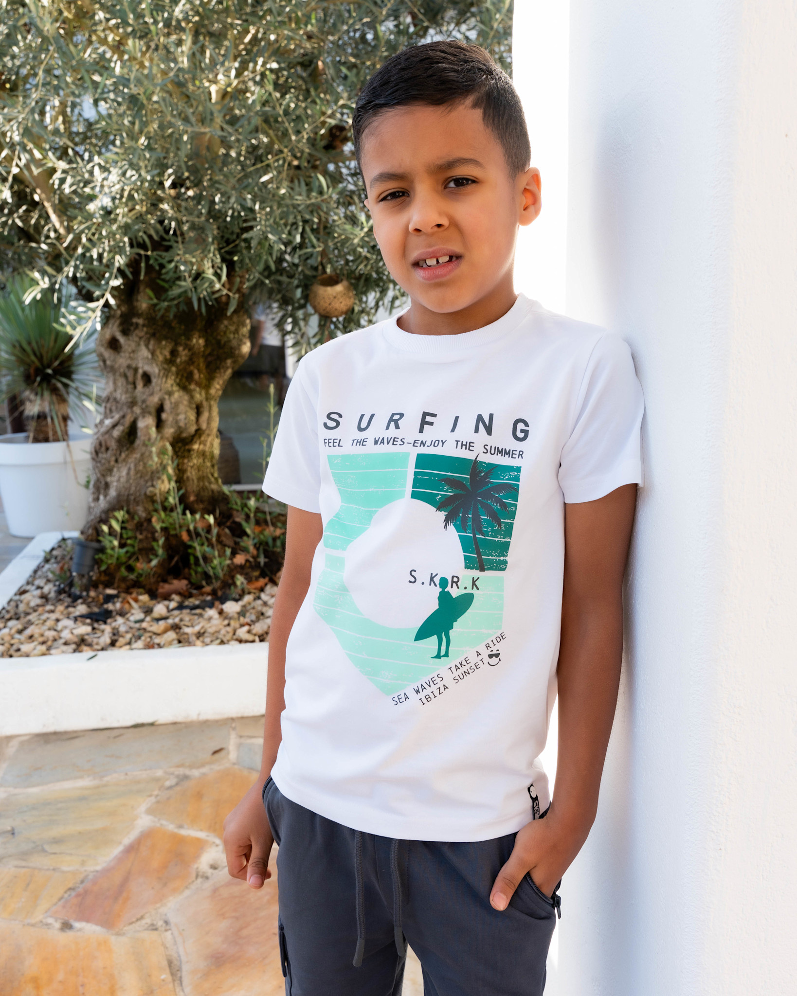 Skurk T-shirt Taco White