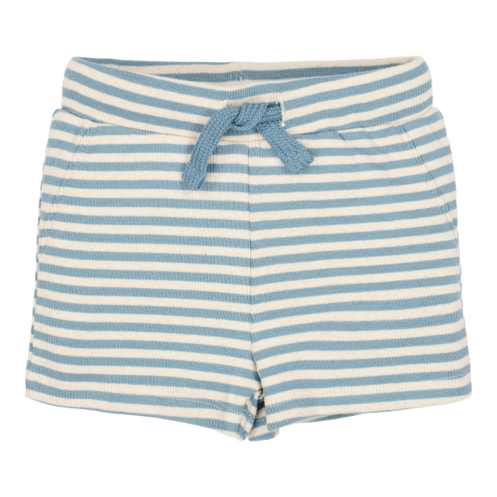 Little Dutch Korte broek blauw Stone Blue stripe