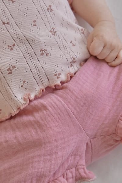 Little Dutch T-shirt korte mouw roze Fairy Flowers