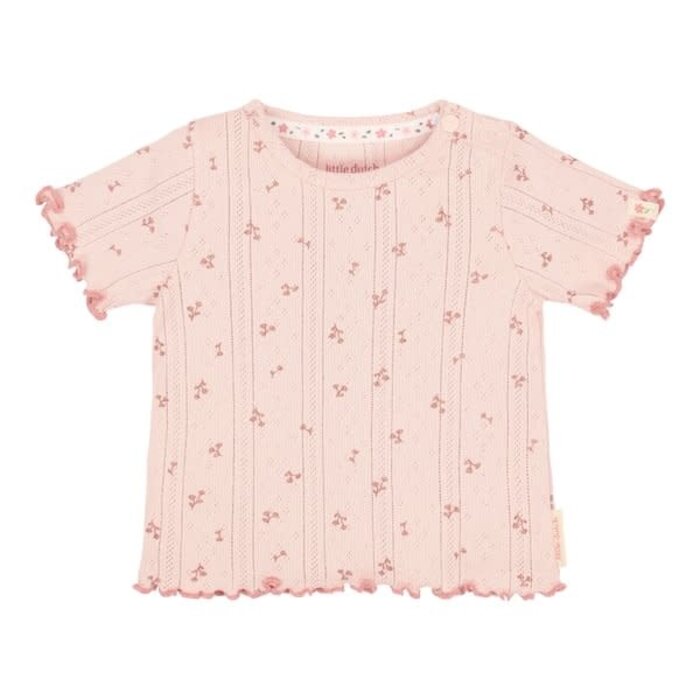 Little Dutch T-shirt korte mouw roze Fairy Flowers