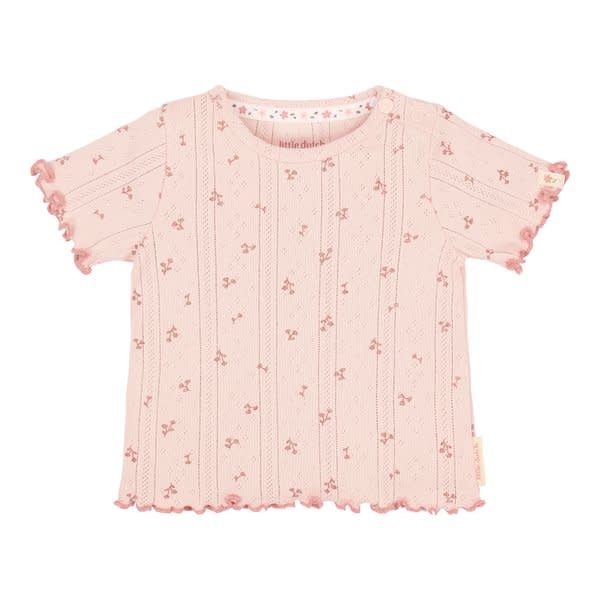 Little Dutch T-shirt korte mouw roze Fairy Flowers