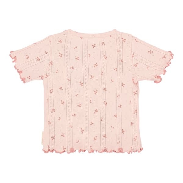 Little Dutch T-shirt korte mouw roze Fairy Flowers