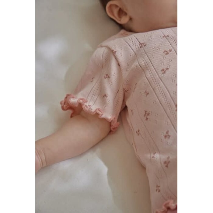 Little Dutch T-shirt korte mouw roze Fairy Flowers