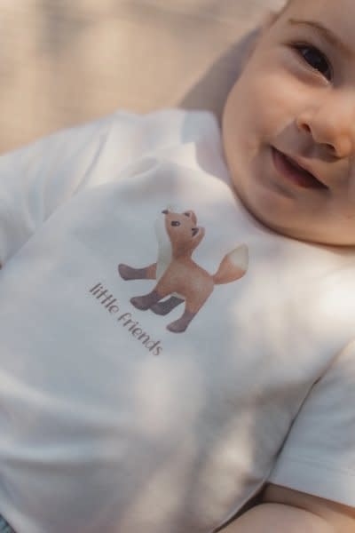 Little Dutch T-shirt korte mouw wit Snow White