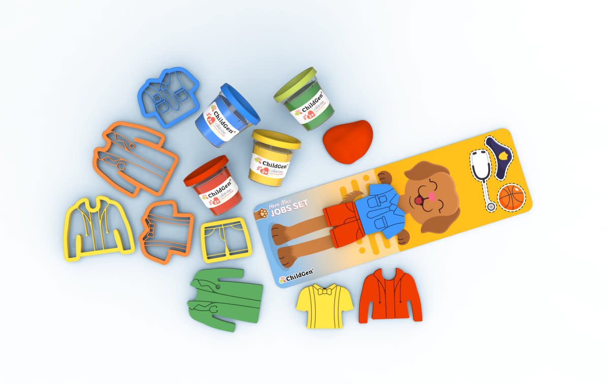 ChildGen PLAY DOUGH PAW PALS SERIES – JOB SET