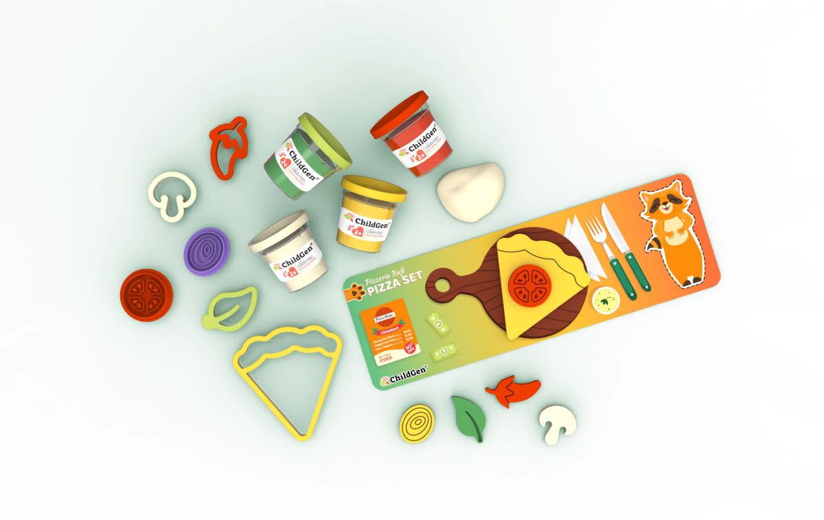 ChildGen PLAY DOUGH PAW PALS SERIES – PIZZA SET