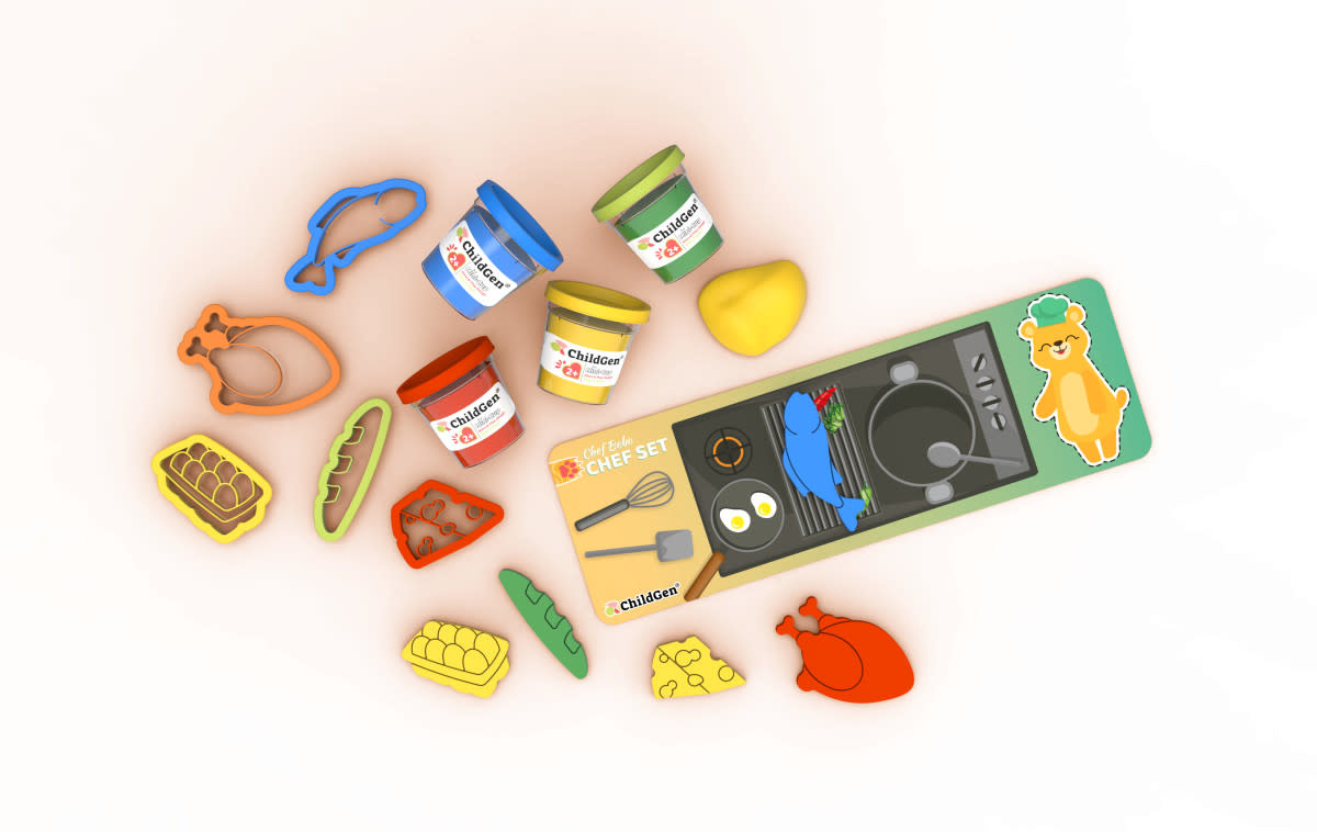 ChildGen PLAY DOUGH PAW PALS SERIES – CHEF SET