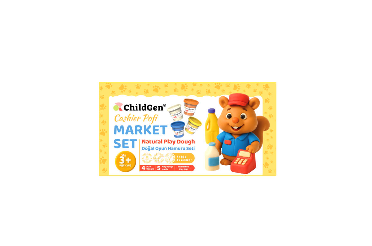 ChildGen PLAY DOUGH PAW PALS SERIES – MARKET SET