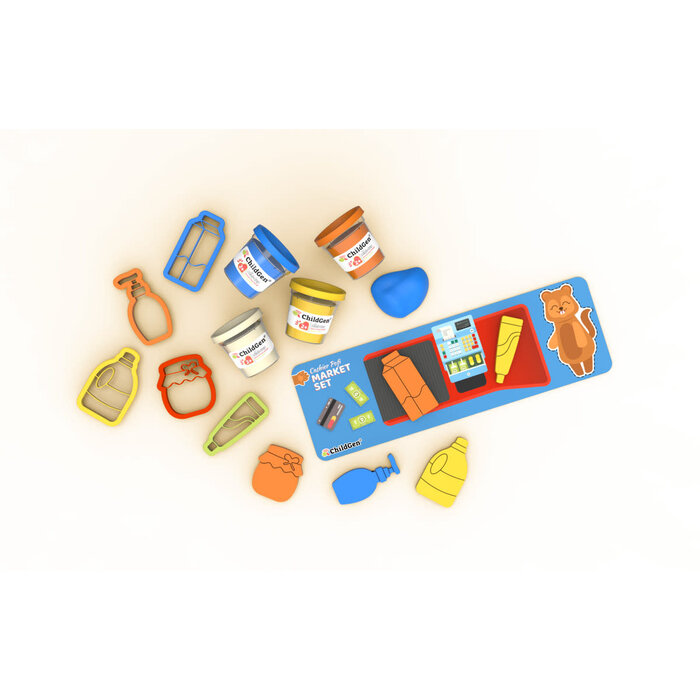 ChildGen PLAY DOUGH PAW PALS SERIES – MARKET SET