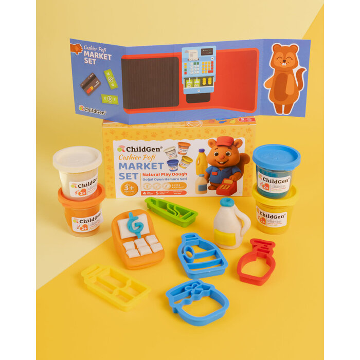 ChildGen PLAY DOUGH PAW PALS SERIES – MARKET SET