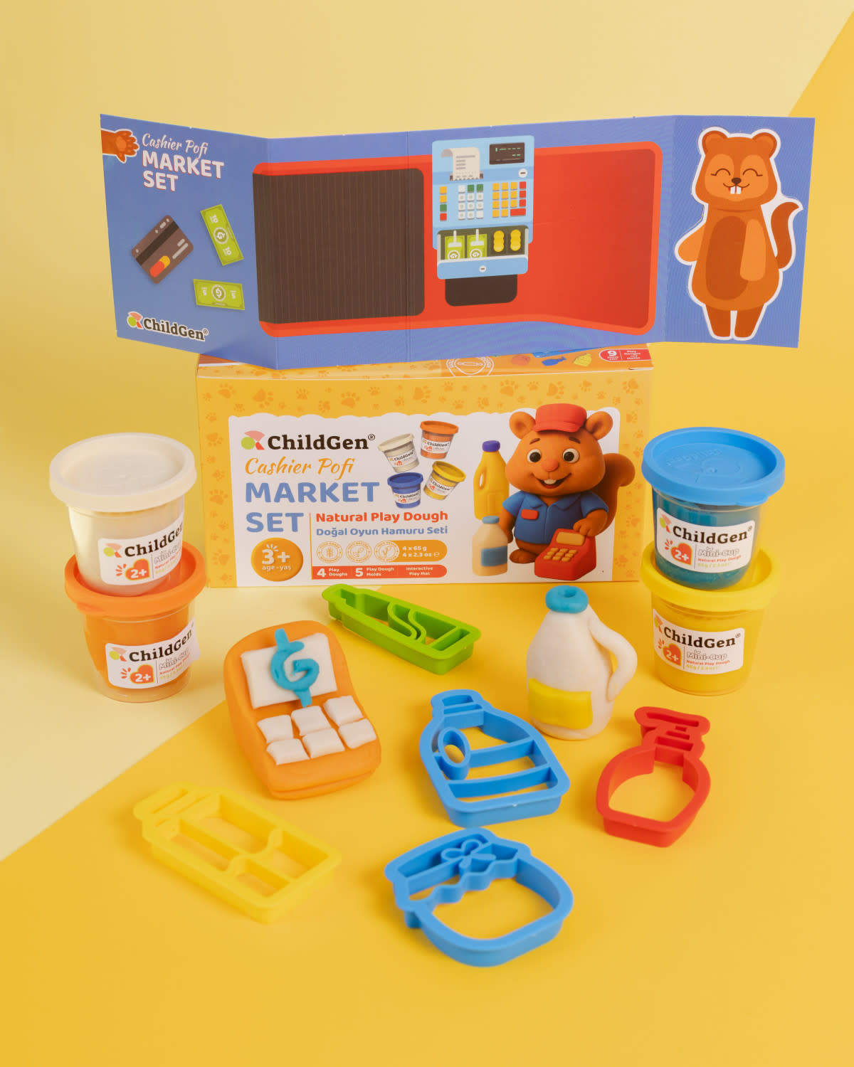 ChildGen PLAY DOUGH PAW PALS SERIES – MARKET SET