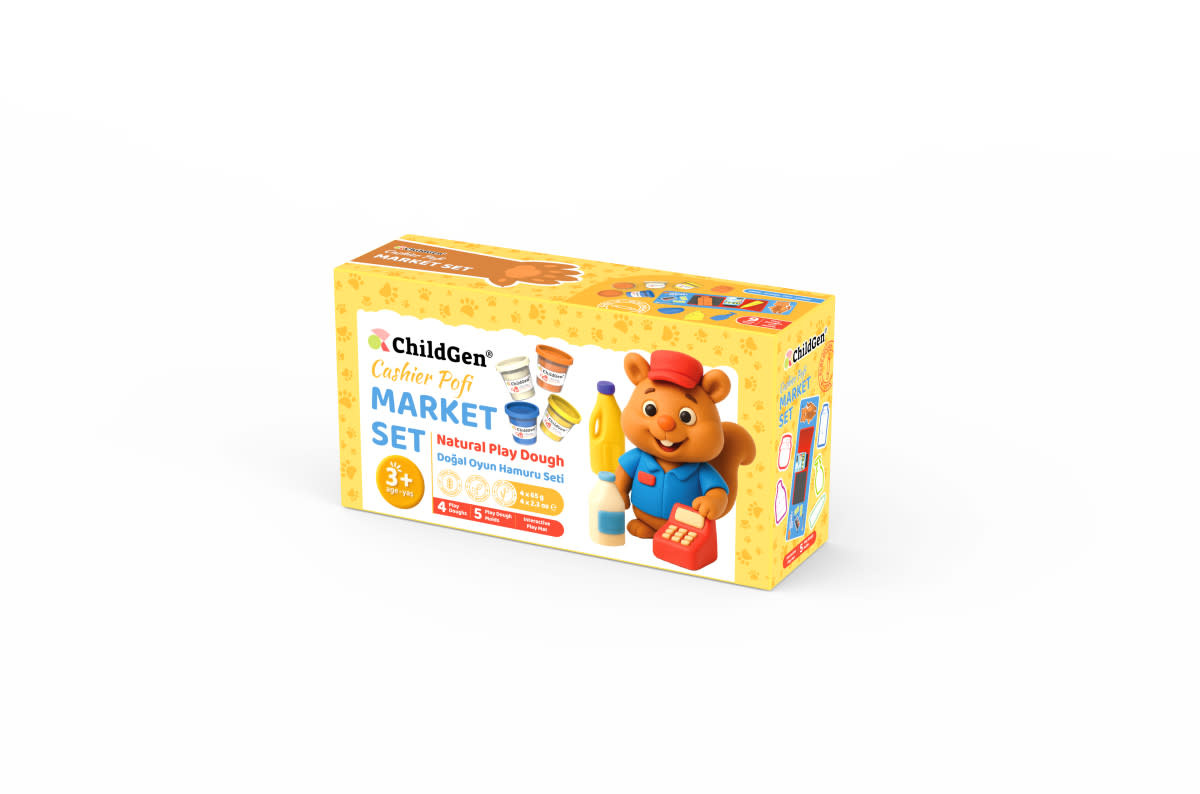 ChildGen PLAY DOUGH PAW PALS SERIES – MARKET SET