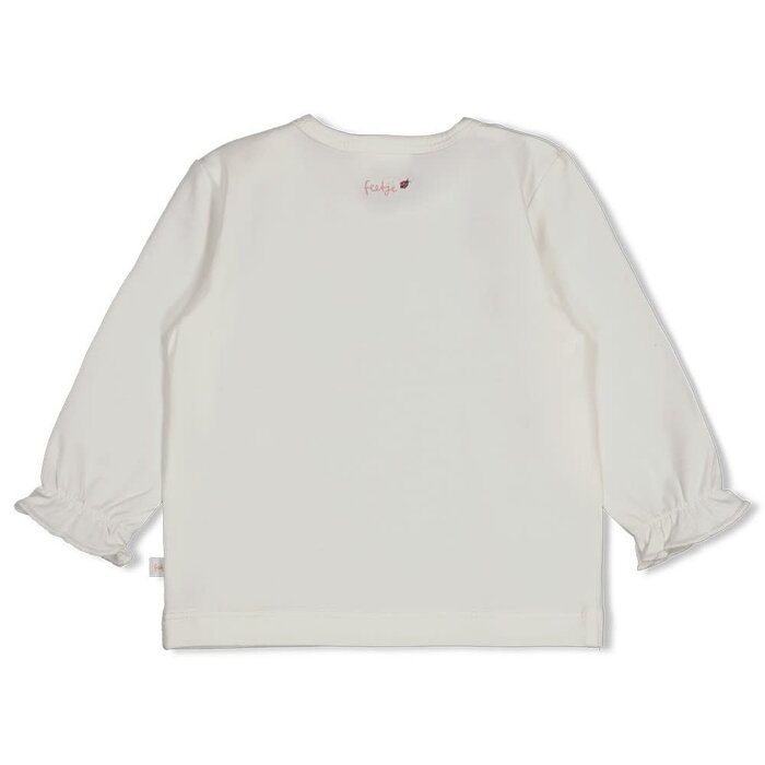 Feetje Longsleeve Offwhite - Ladybug
