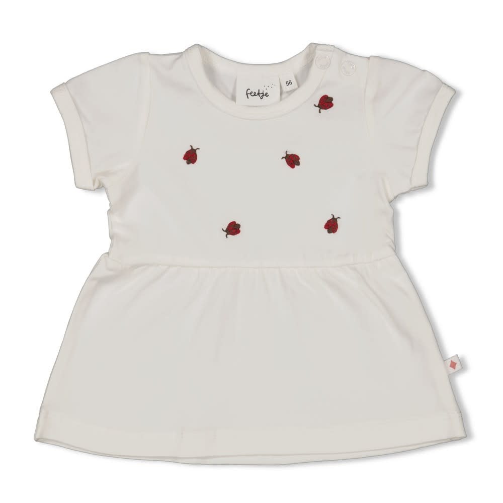 Feetje T-shirt AOP Offwhite - Ladybug