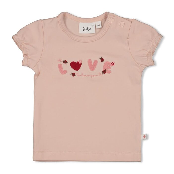 Feetje T-shirt l.Roze - Ladybug
