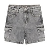 Denim Cargo Shorts Grey Denim