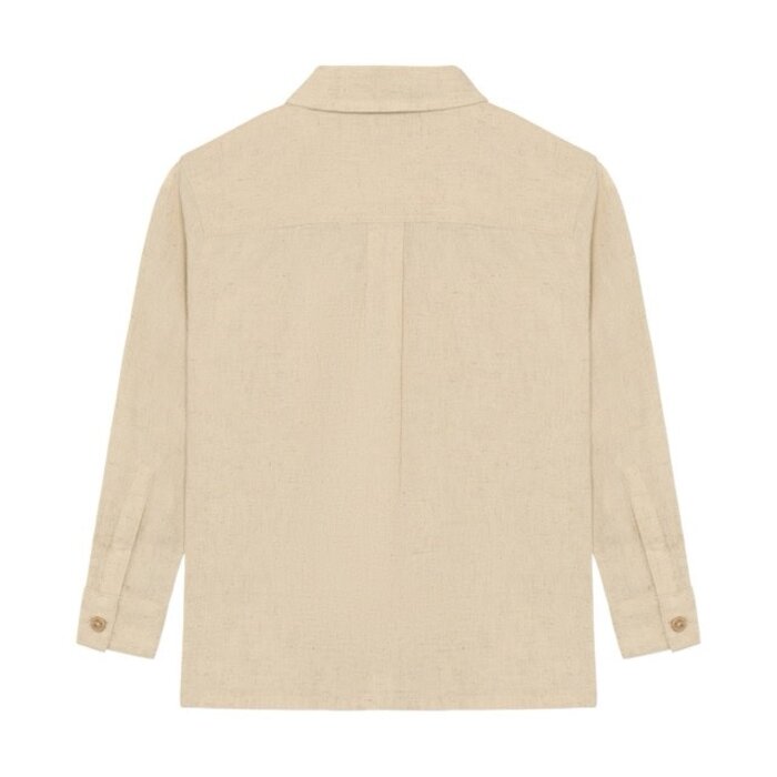 Daily7 Shirt Longsleeve Linen Sandshell