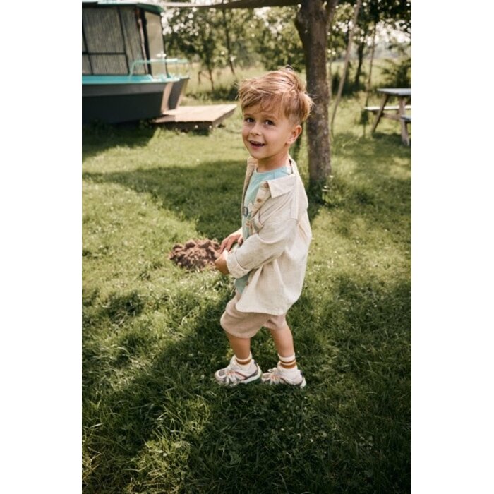 Daily7 Shirt Longsleeve Linen Sandshell