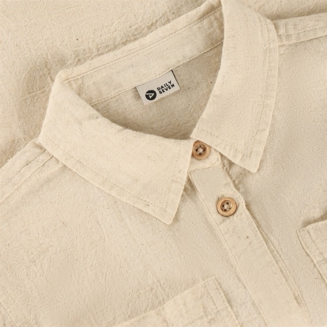 Daily7 Shirt Longsleeve Linen Sandshell