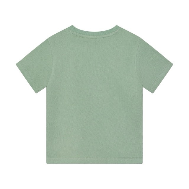 Daily7 T-shirt Basic Badge Green Milieu