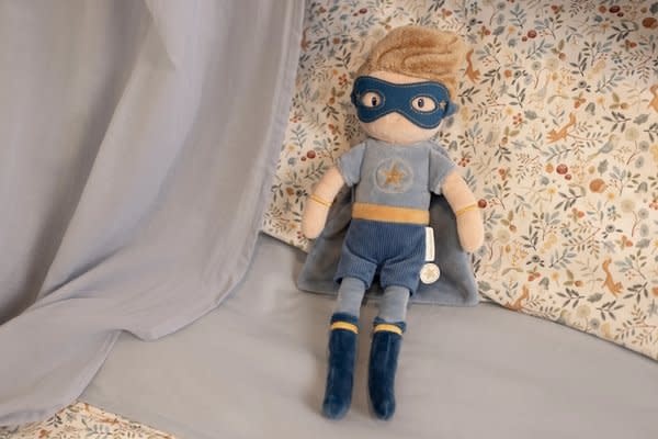 Little Dutch LD Knuffelpop super hero Jim 35cm GRS