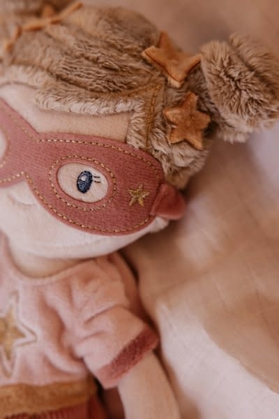 Little Dutch LD Knuffelpop super hero Rosa 35cm GRS