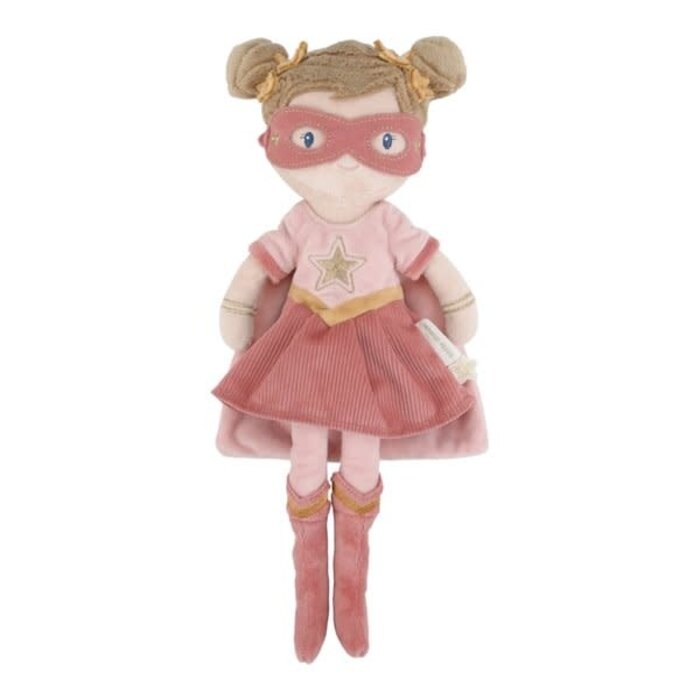 Little Dutch LD Knuffelpop super hero Rosa 35cm GRS