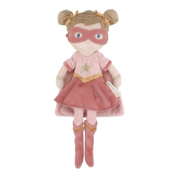 Little Dutch LD Knuffelpop super hero Rosa 35cm GRS