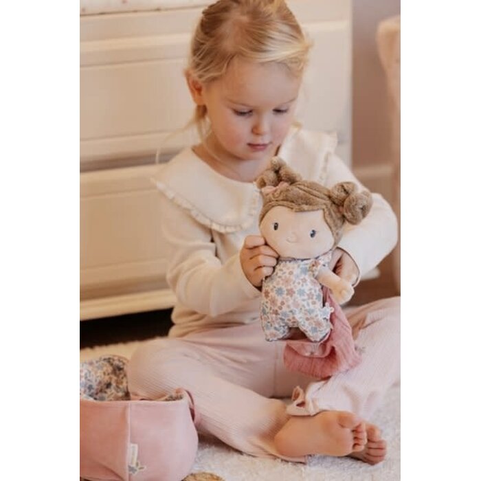 Little Dutch LD Babypop in mandje Rosa GRS