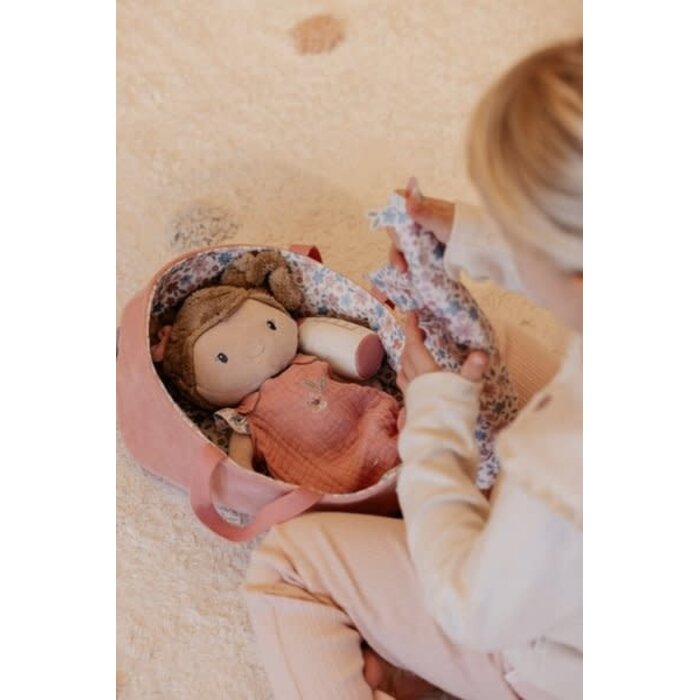 Little Dutch LD Babypop in mandje Rosa GRS