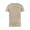 T-shirt long back Sand