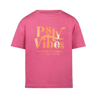 No Way Monday T-shirt, loose fit Fuchsia