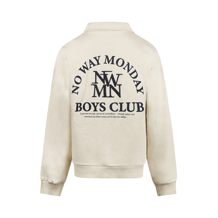 No Way Monday Polo sweater Off white