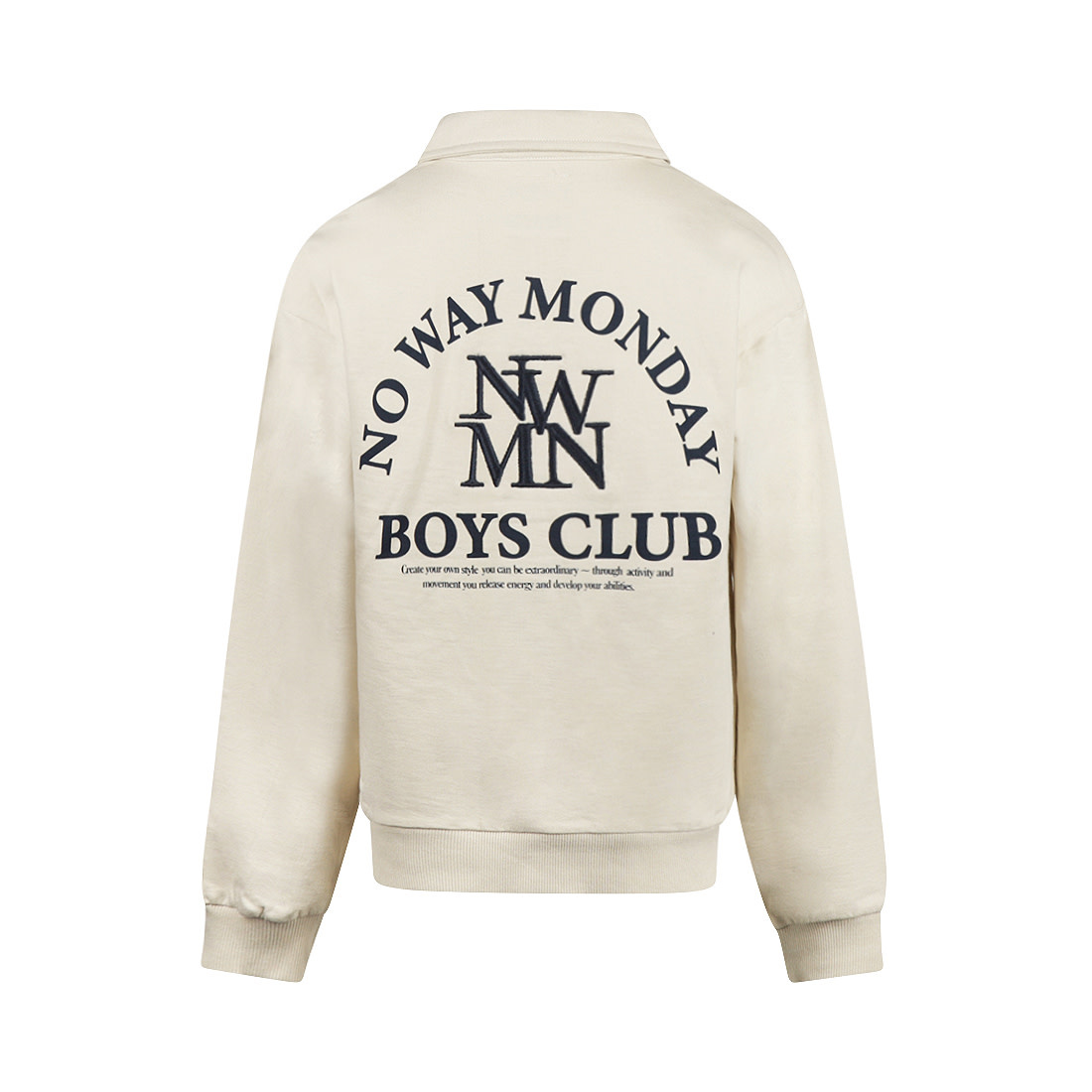 No Way Monday Polo sweater Off white