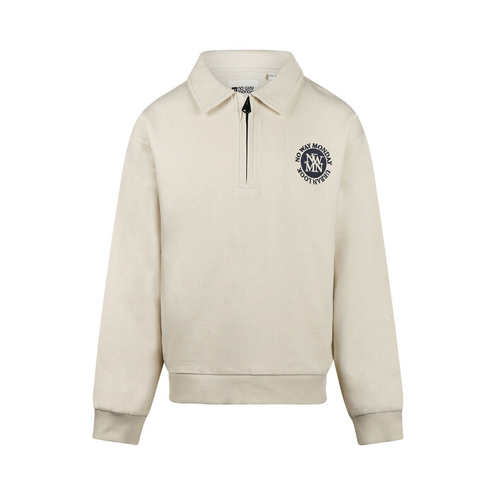 No Way Monday Polo sweater Off white