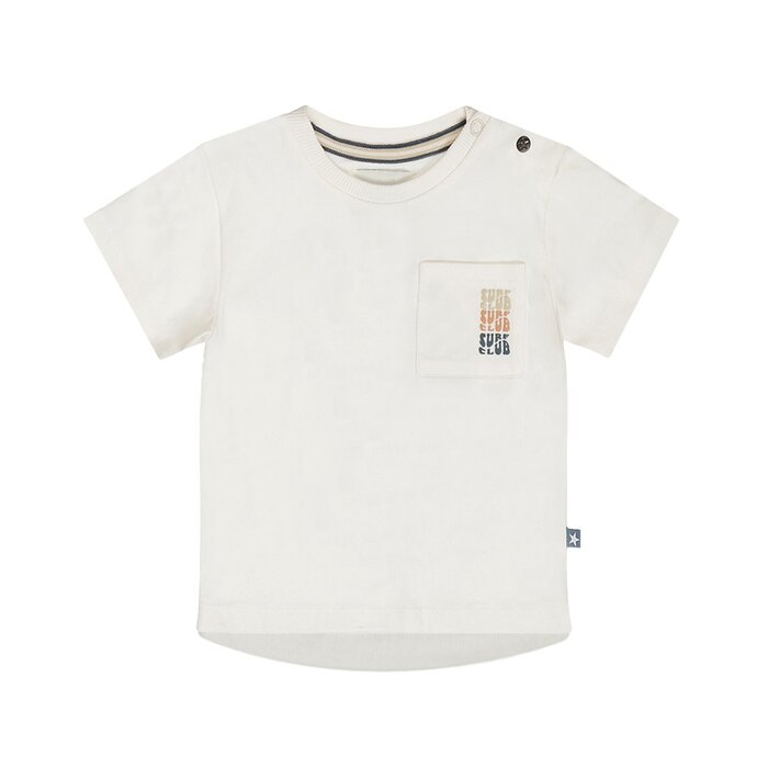 Dirkje T-shirt long back Off white