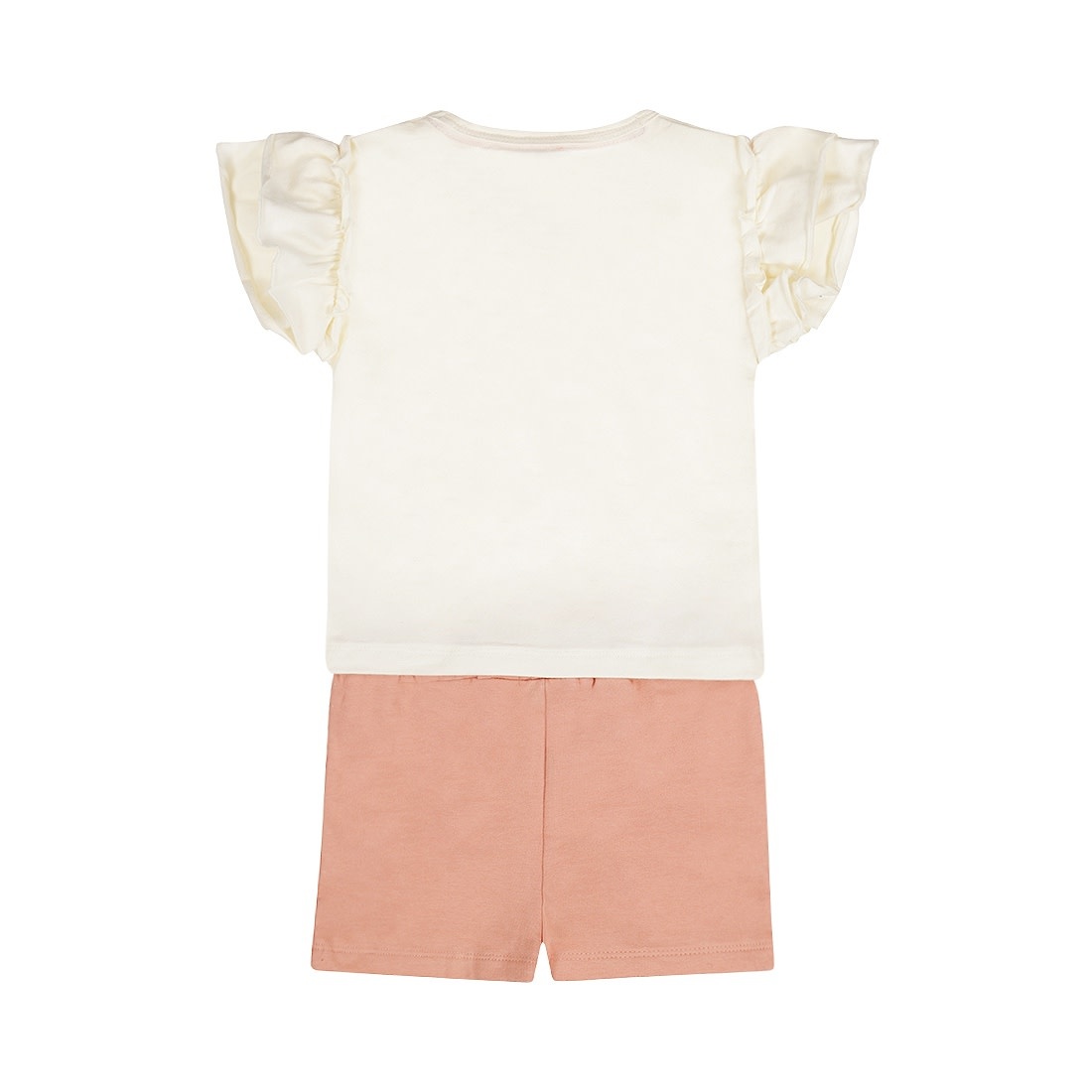 Dirkje 2 pc set Off-white, T-shirt, Shorts
