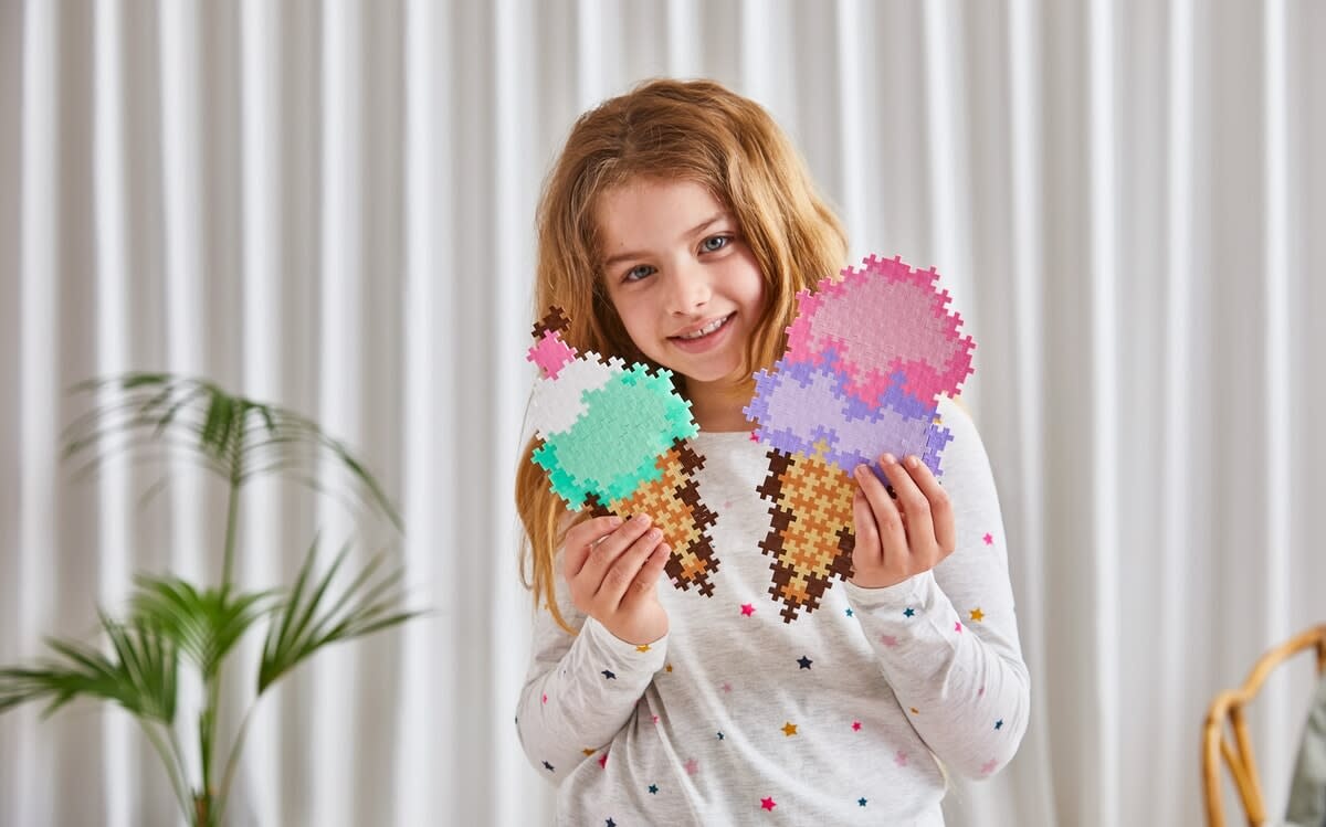 Plus-Plus Plus-Plus Puzzle By Number Ice Cream Cones 250 Pcs (4346)