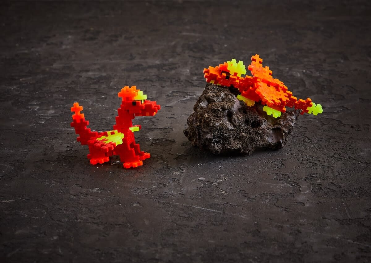 Plus-Plus Plus-Plus Fire Dragons 100 Pcs Tube (4375)