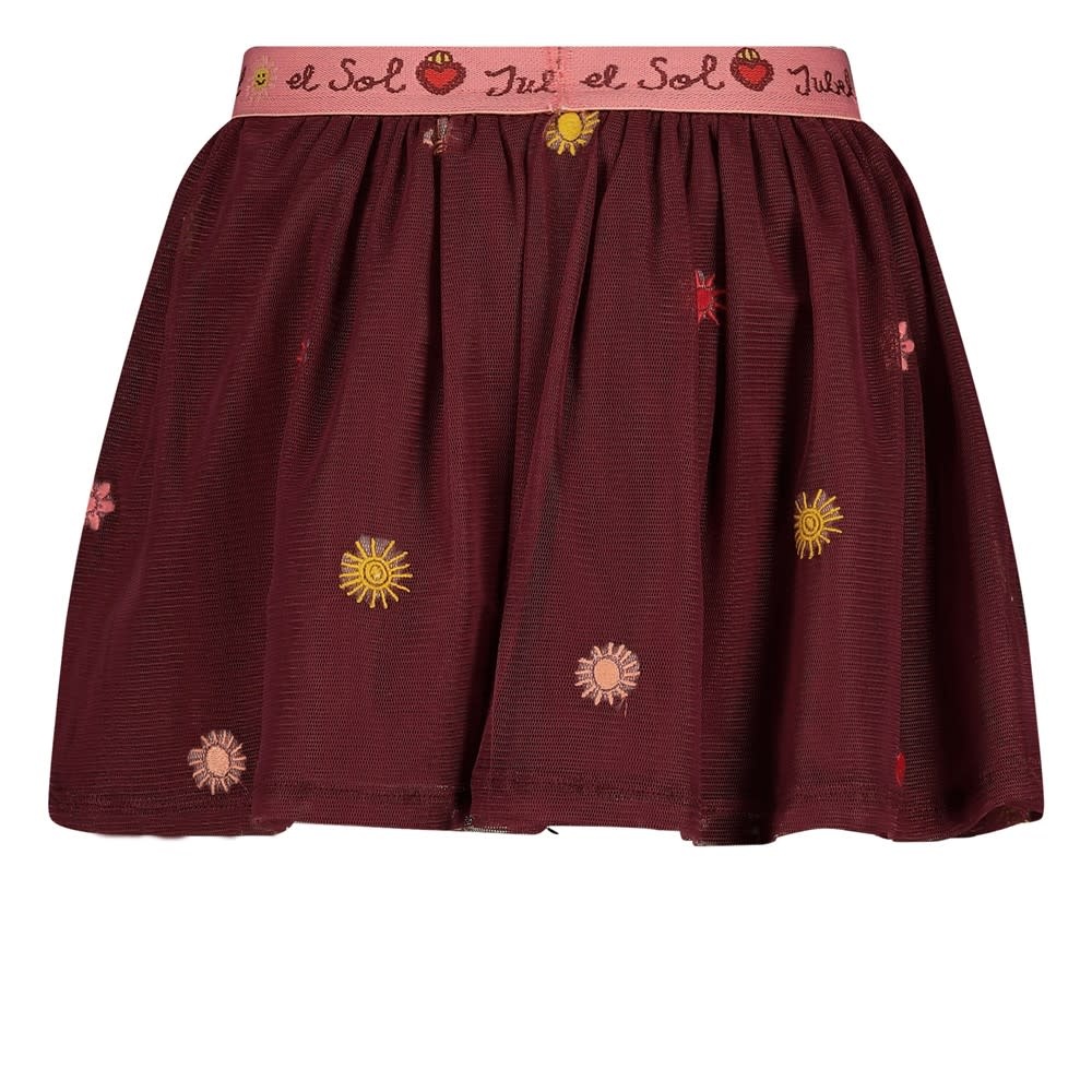 Jubel Rok tule Bordeaux - Salsa Sunset